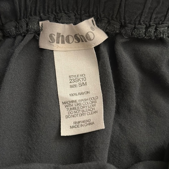 shosho tiered midi green skirt (s/m) - Picture 5 of 5